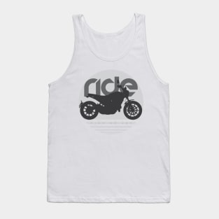 Ride scrambler icon sun Tank Top